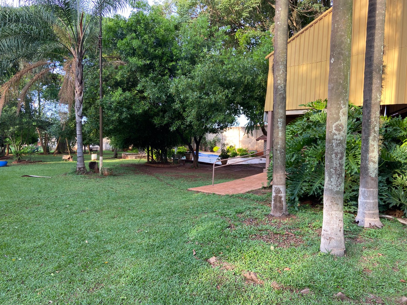 Área externa da chácara